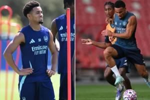 壮了💪18岁恩瓦内里训练照肌肉线条明显，与之前变化很大