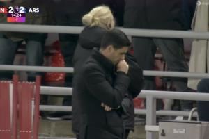 😣3分变1分！阿森纳补时遭绝平，场边阿尔特塔沉默了...