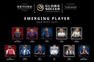 环足奖2025年最佳新星候选:内维斯、斯凯利、赫伊森、杜埃在列